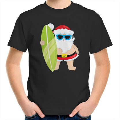 Surf Summer Santa - Kids Youth T-Shirt