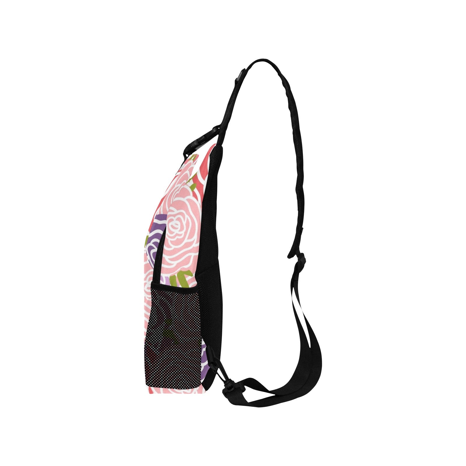 Abstract Roses - Cross-Body Chest Bag Cross-Body Chest Bag