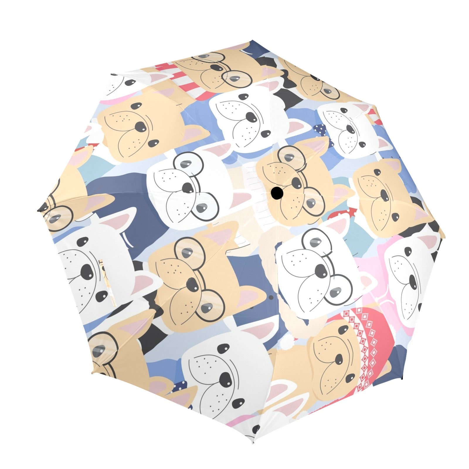 Dog Crowd - Semi-Automatic Foldable Umbrella Semi-Automatic Foldable Umbrella Printed Offshore