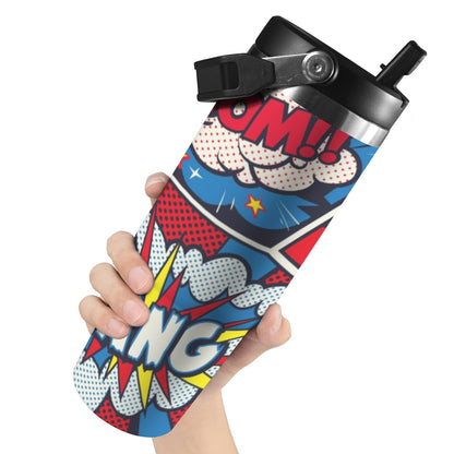 Comic Book - 30oz Tumbler with Top Handle