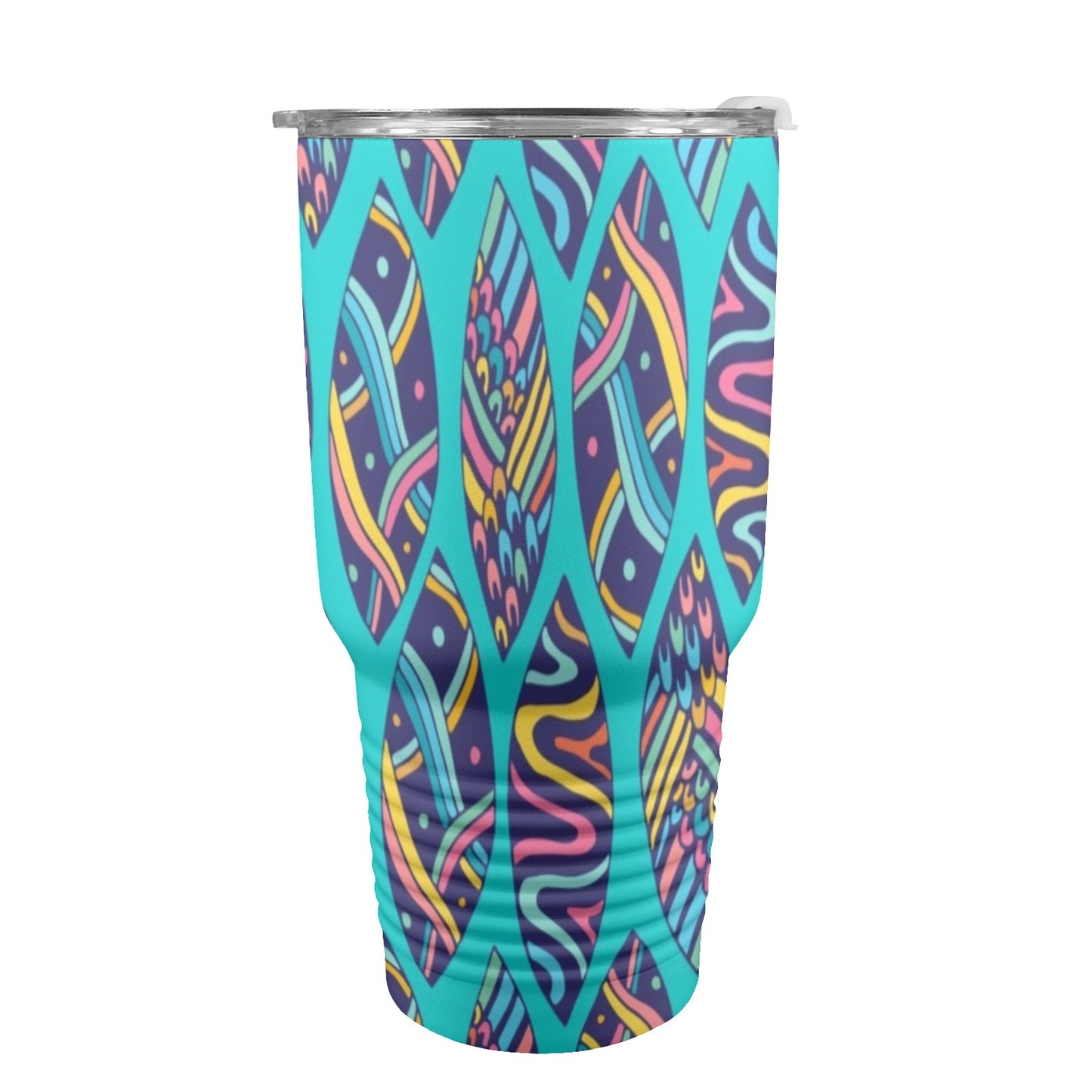 Surfboards - 30oz Insulated Stainless Steel Mobile Tumbler