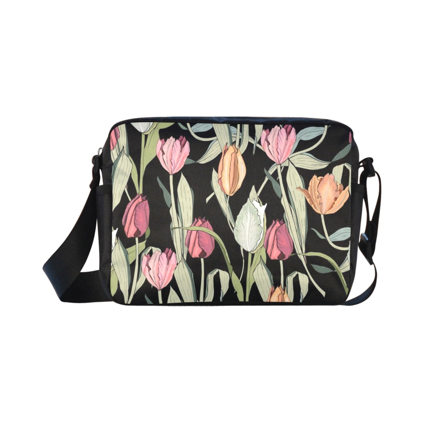 Tulips - Classic Cross-body Nylon Bag