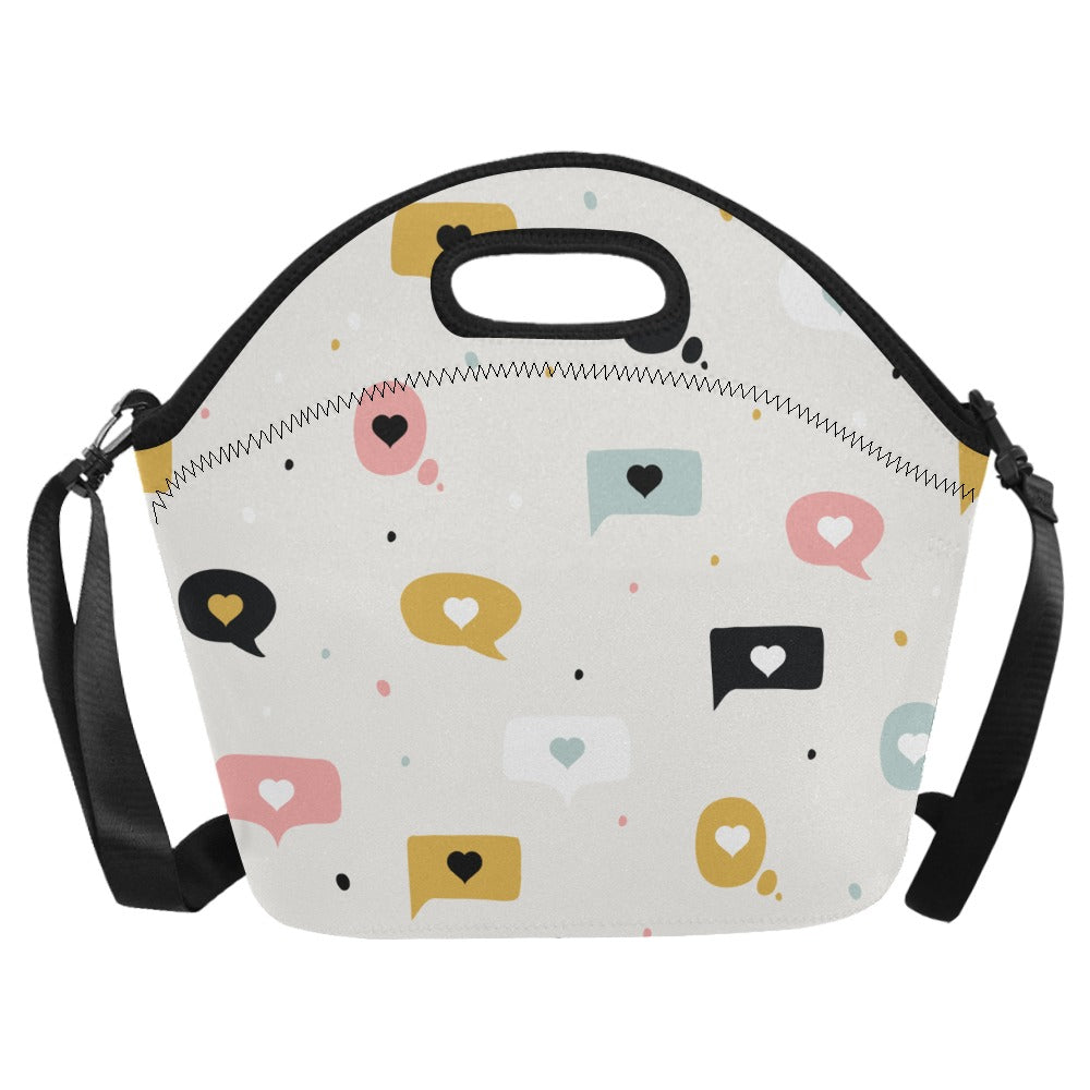 Love Message - Neoprene Lunch Bag/Large