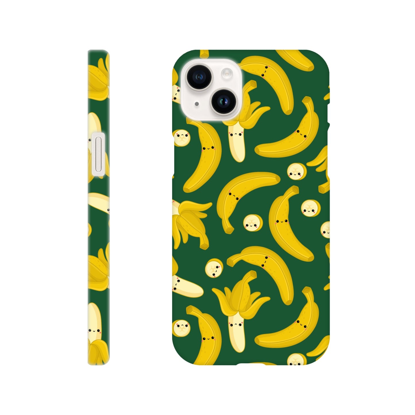 Happy Bananas - Phone Cases Slim case Apple - iPhone 14 Plus Print Material Globally Fulfilled