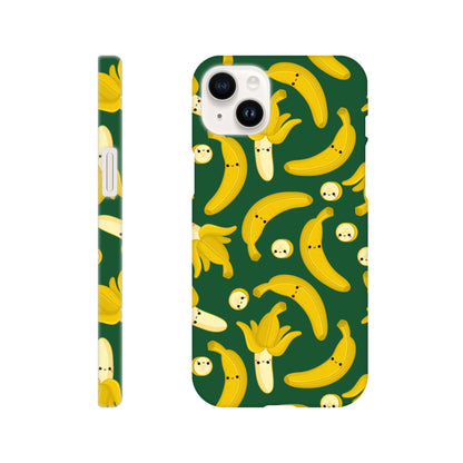 Happy Bananas - Phone Cases Slim case Apple - iPhone 14 Plus Print Material Globally Fulfilled