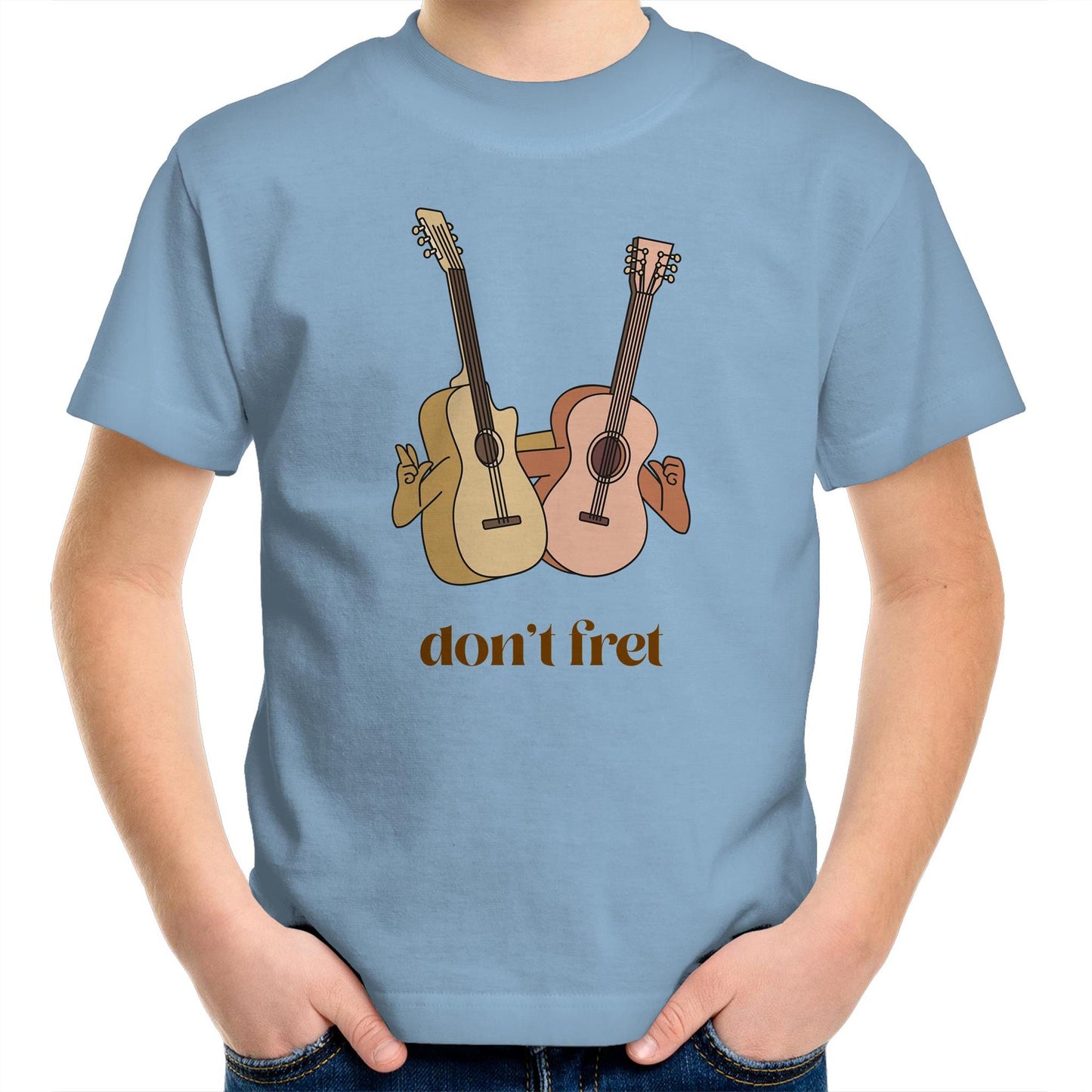 Don't Fret, Guitars - Kids Youth T-Shirt