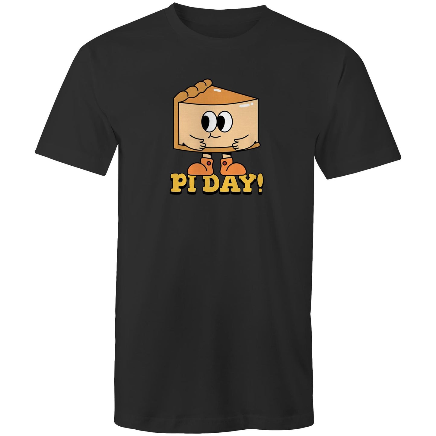 Pi Day - Mens T-Shirt Black Mens T-shirt Printed In Australia Science