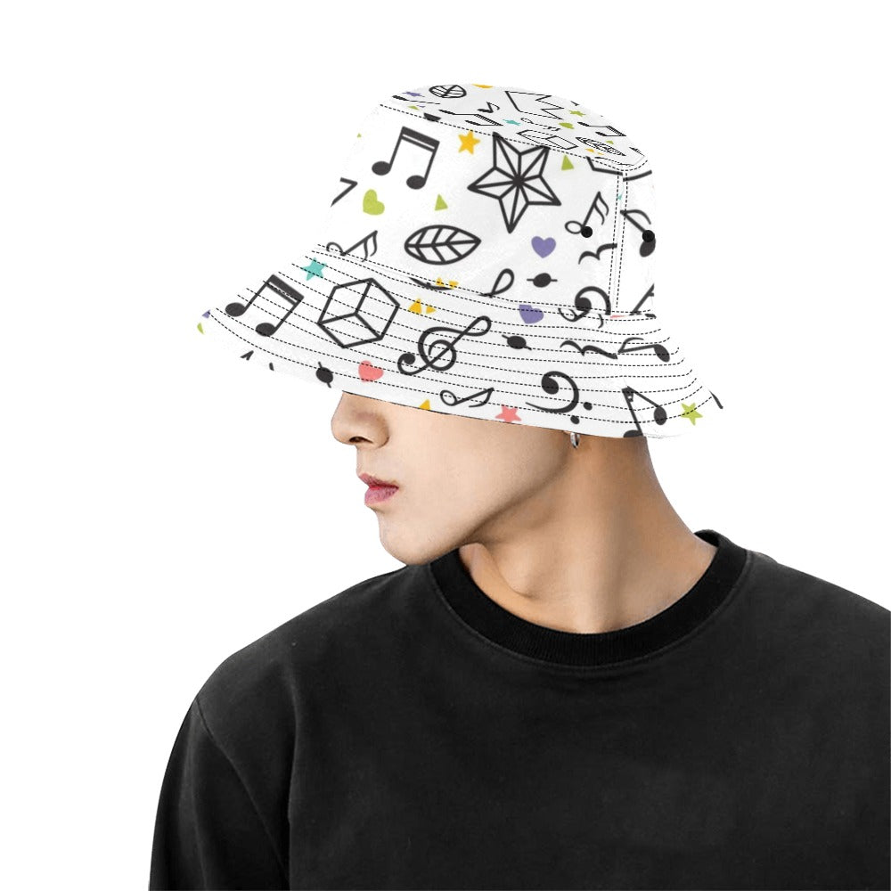 Music Time - Mens Bucket Hat