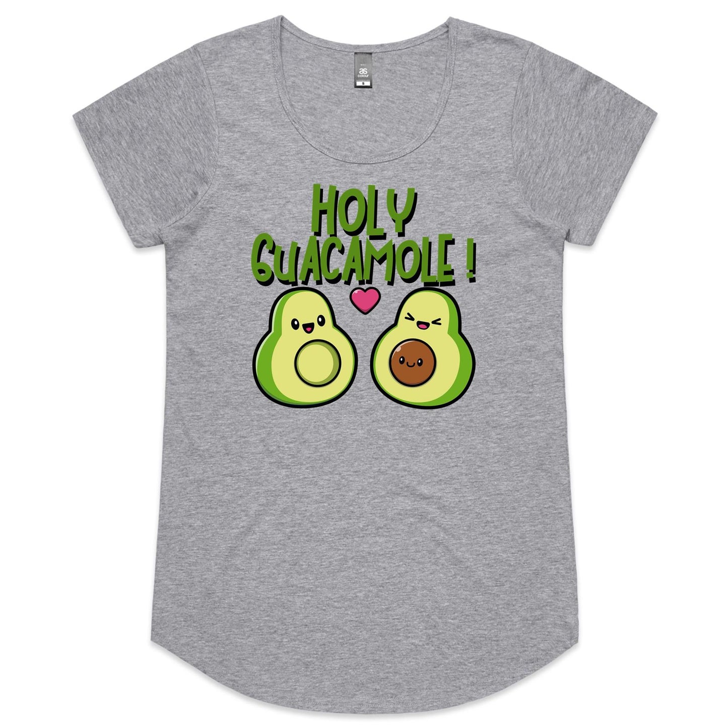 Holy Guacamole, Pregnant Avocado - Womens Scoop Neck T-Shirt