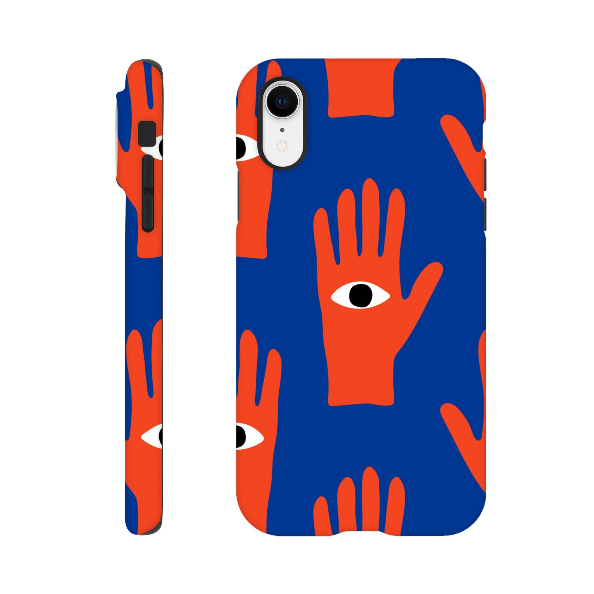 Hand Eyes - Phone Tough Case iPhone XR Phone Case Globally Fulfilled