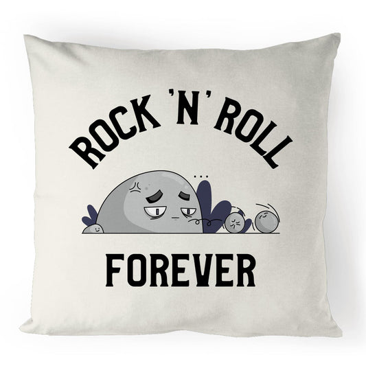 Rock 'N' Roll Forever - 100% Linen Cushion Cover Default Title Linen Cushion Cover Music