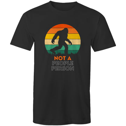 Not A People Person - Mens T-Shirt Black Mens T-shirt Printed In Australia