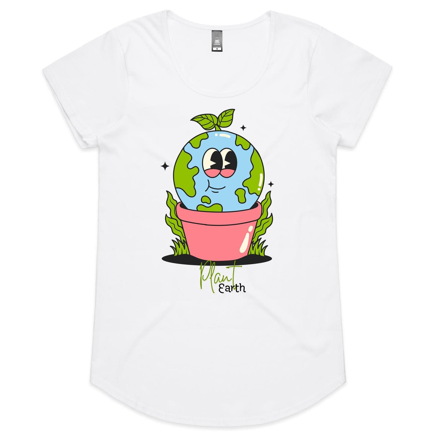 Plant Earth - Womens Scoop Neck T-Shirt