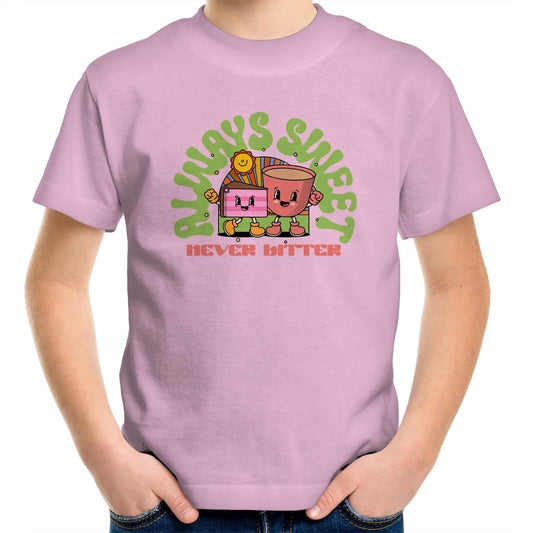 Always Sweet, Never Bitter - Kids Youth T-Shirt