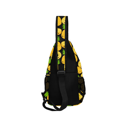 Happy Pineapples - Cross-Body Chest Bag Cross-Body Chest Bag Printed Offshore