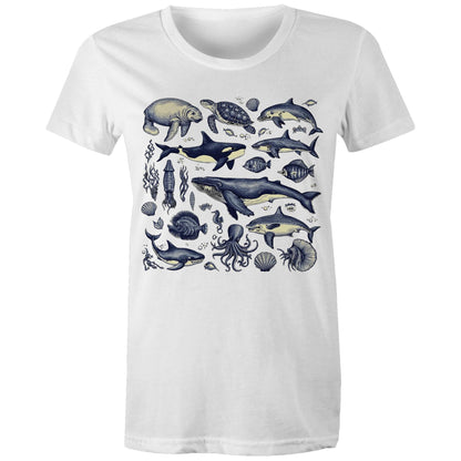 Sea Creatures - Womens T-shirt