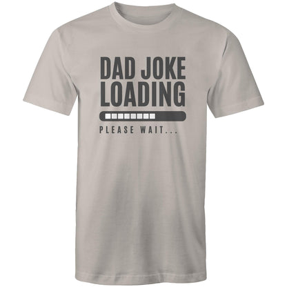 Dad Joke Loading - Mens T-Shirt Light Grey Mens T-shirt Dad Printed In Australia