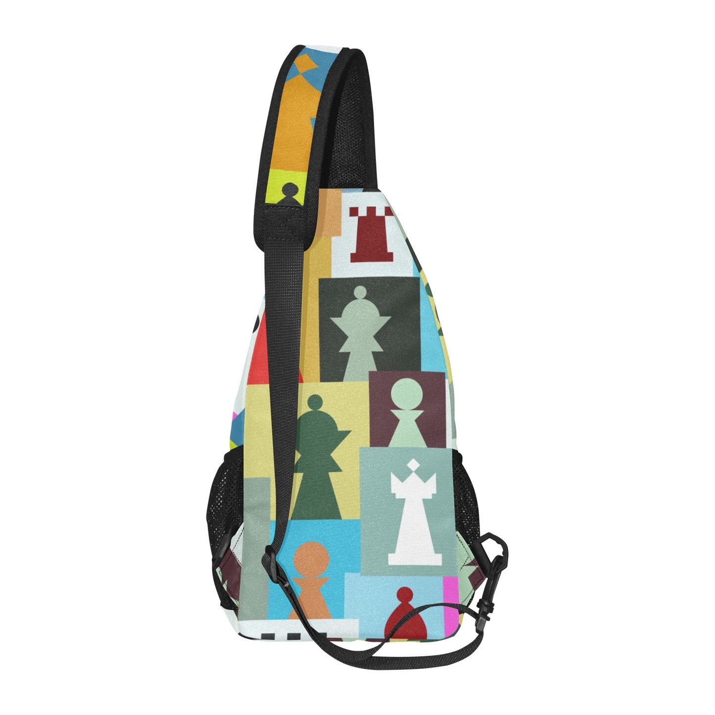 Colourful Chess - Chest Bag With Full Print