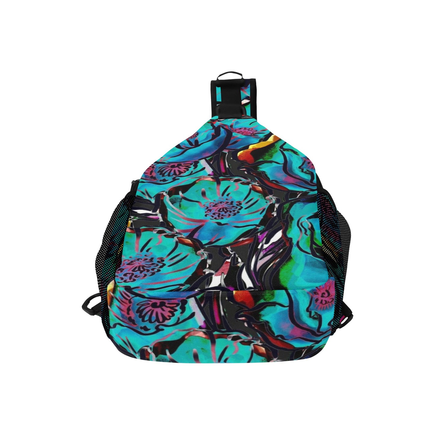 Floral Watercolour - Cross-Body Chest Bag Cross-Body Chest Bag Printed Offshore