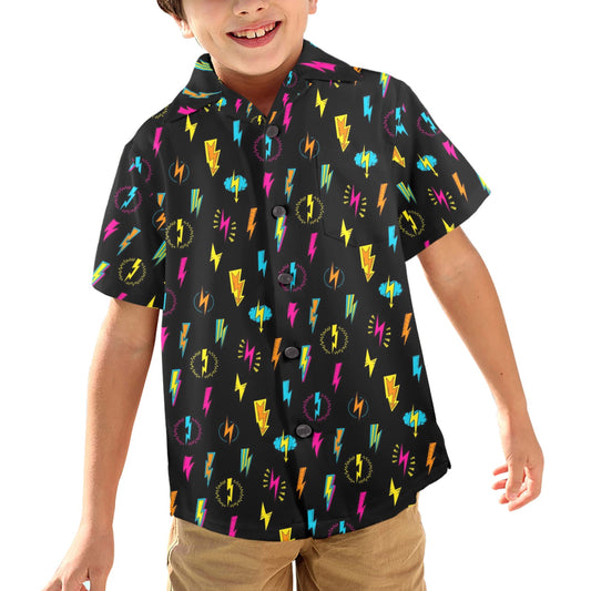 Fun Lightning - Junior Boys Hawaiian Shirt