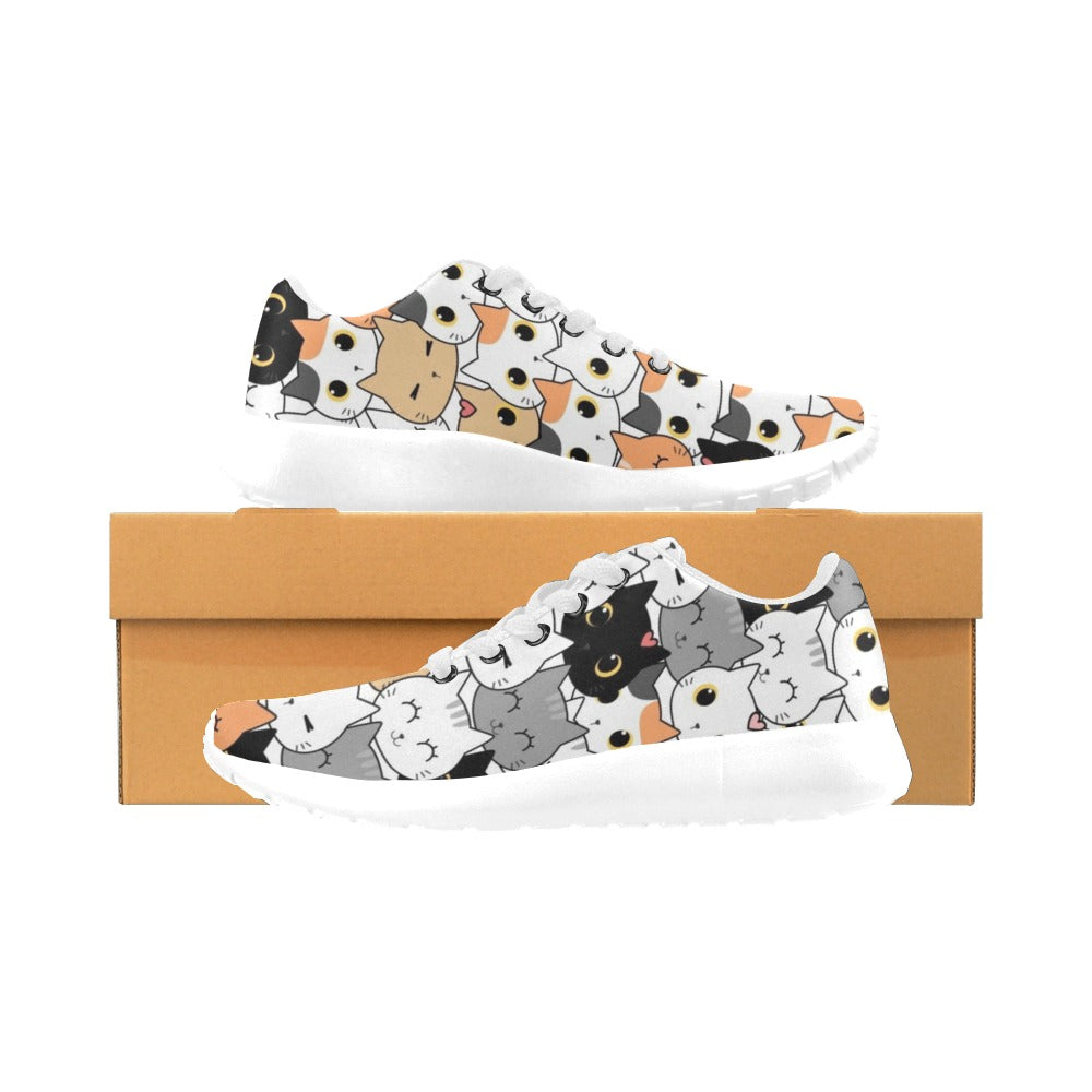 Cute Cartoon Cats - Kids Sneakers