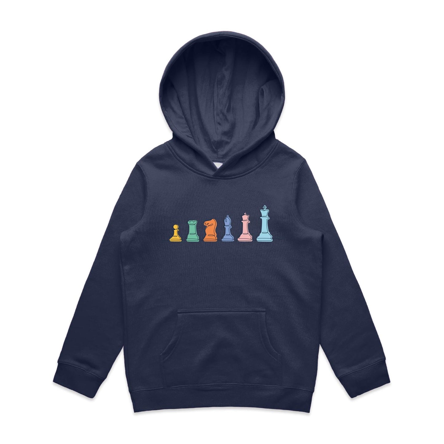 Chess - Youth Supply Hood Midnight Blue Kids Hoodie Chess Games
