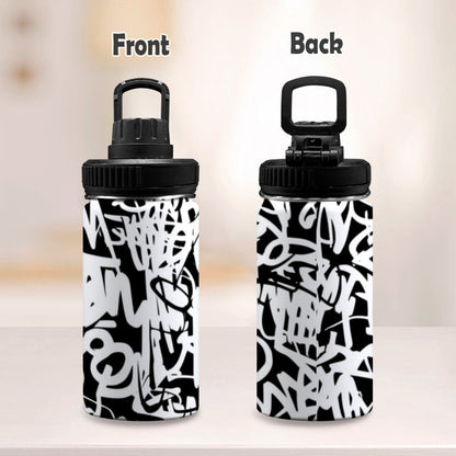 Graffiti - Kids Water Bottle with Chug Lid (12 oz)