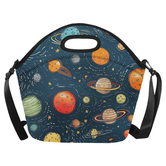 Galaxy - Neoprene Lunch Bag/Large Neoprene Lunch Bag/Large Printed Offshore Space