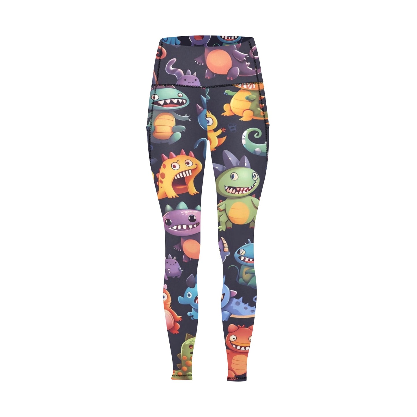 Monster Mania - Women's All Over Print Leggings with Pockets