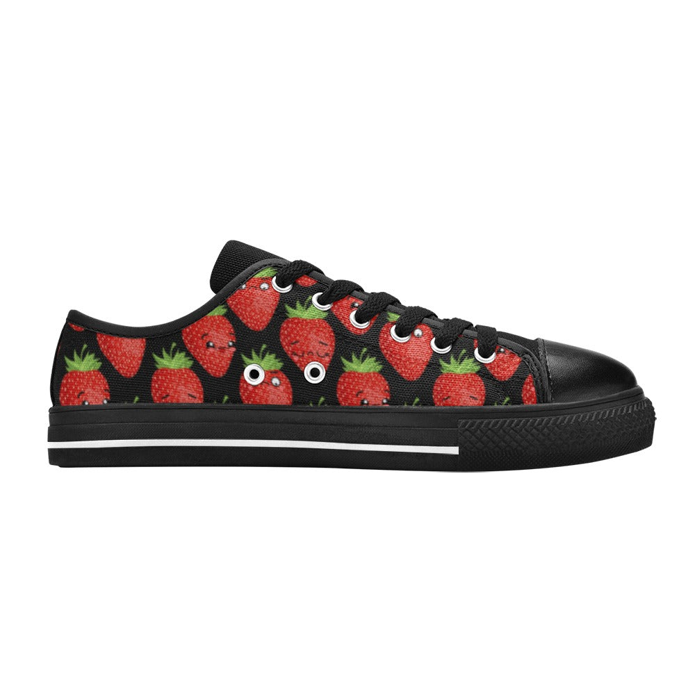 Strawberry Characters - Men's Classic Canvas Shoes