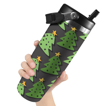 Christmas Trees - 30oz Tumbler with Top Handle