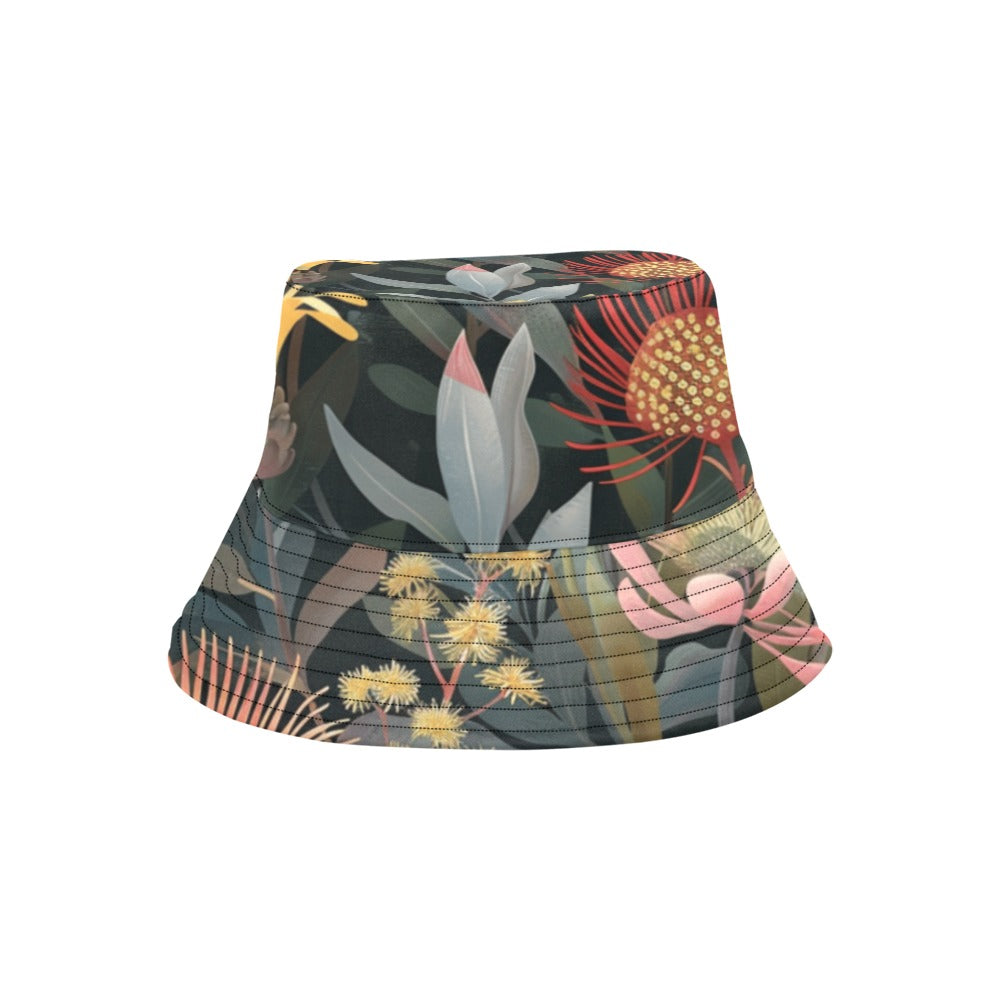 Australian Native Flowers - Womens Bucket Hat