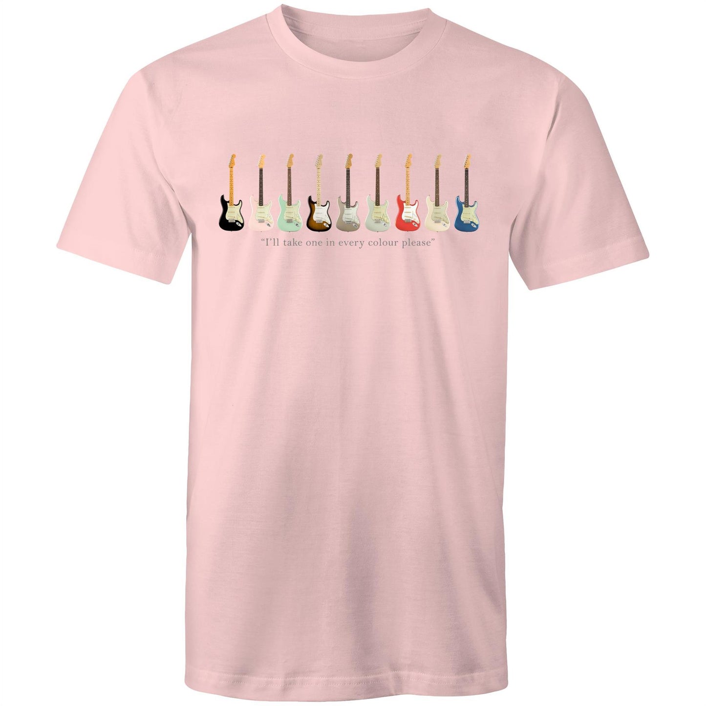 Guitars, I'll Take One In Every Colour - Mens T-Shirt