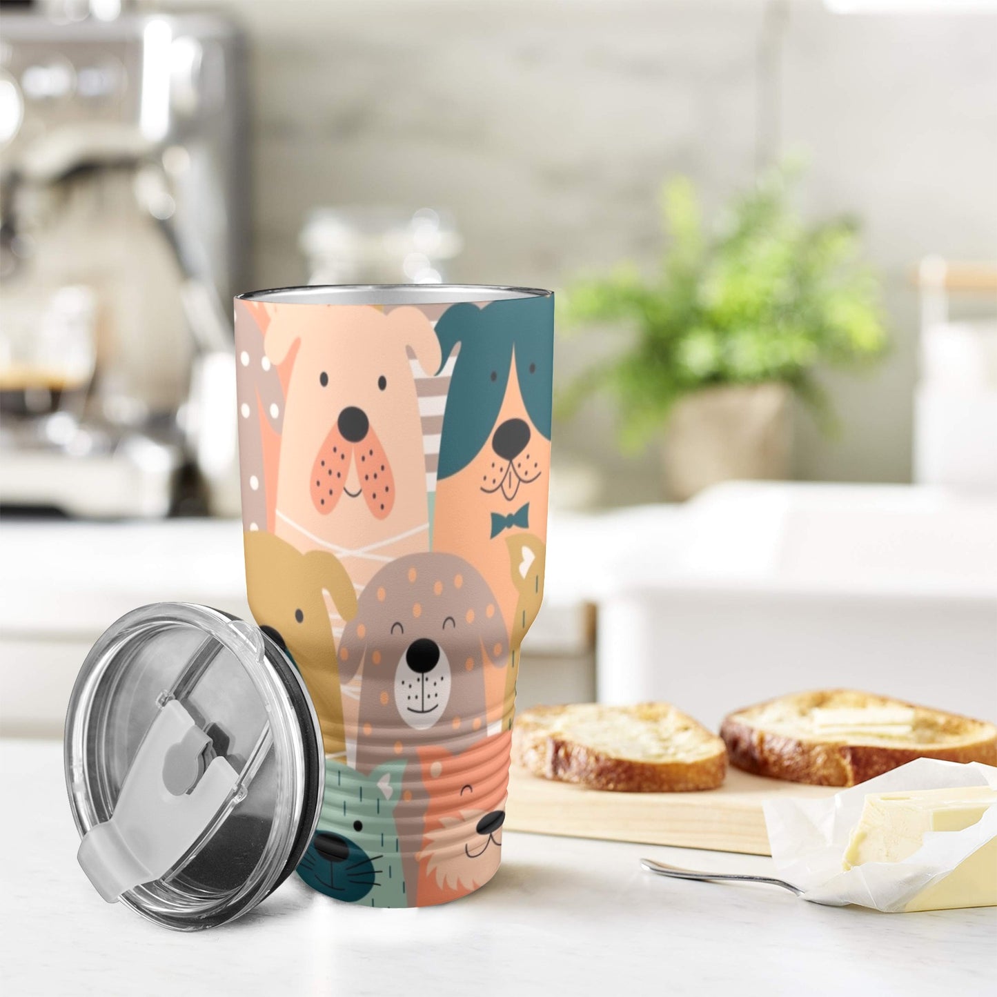 Lots Of Dogs - 30oz Insulated Stainless Steel Mobile Tumbler