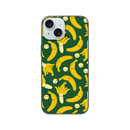 Happy Bananas - Phone Cases Bio case Apple - iPhone 15 Print Material Globally Fulfilled