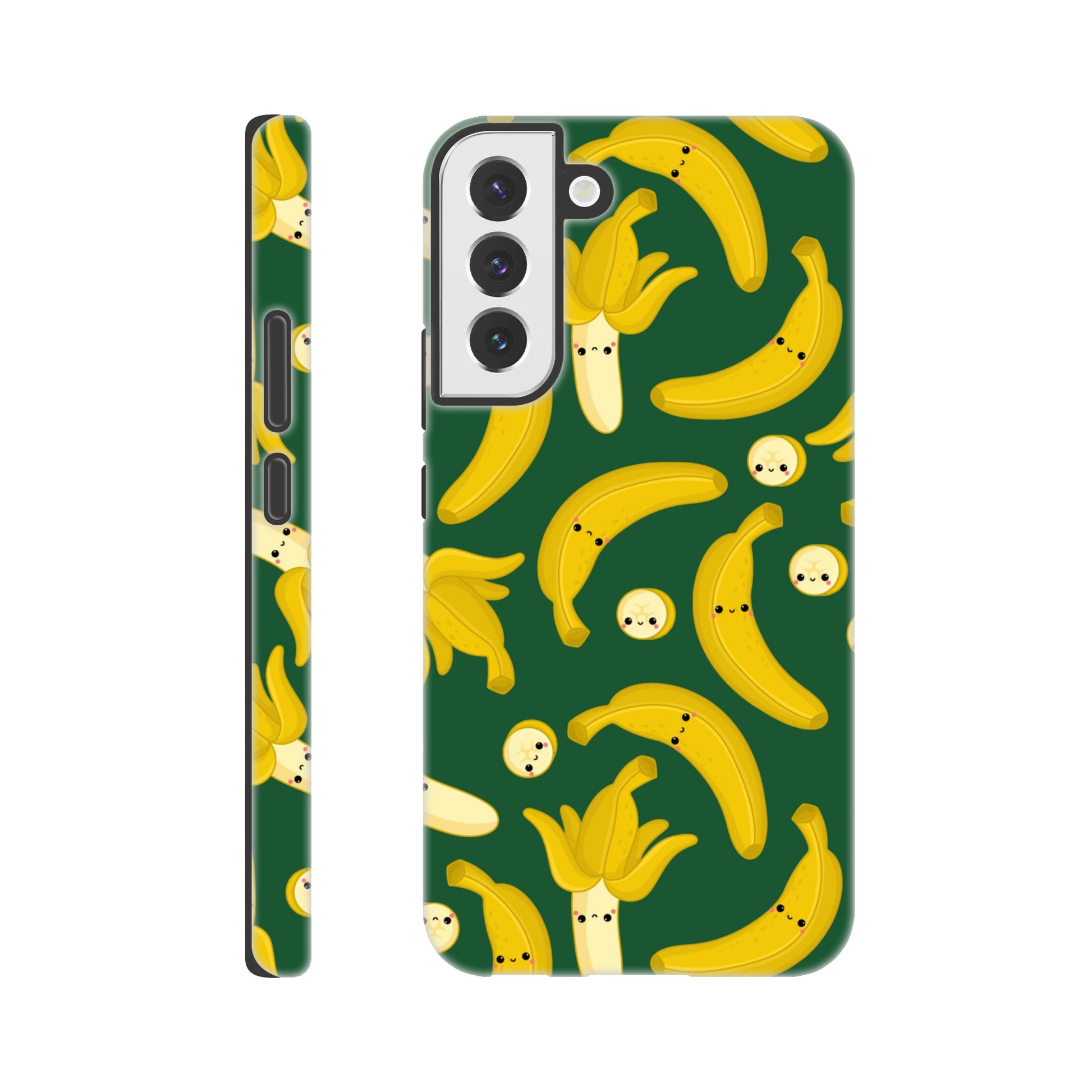 Happy Bananas - Phone Tough Case Galaxy S22 Plus Phone Case food Globally Fulfilled