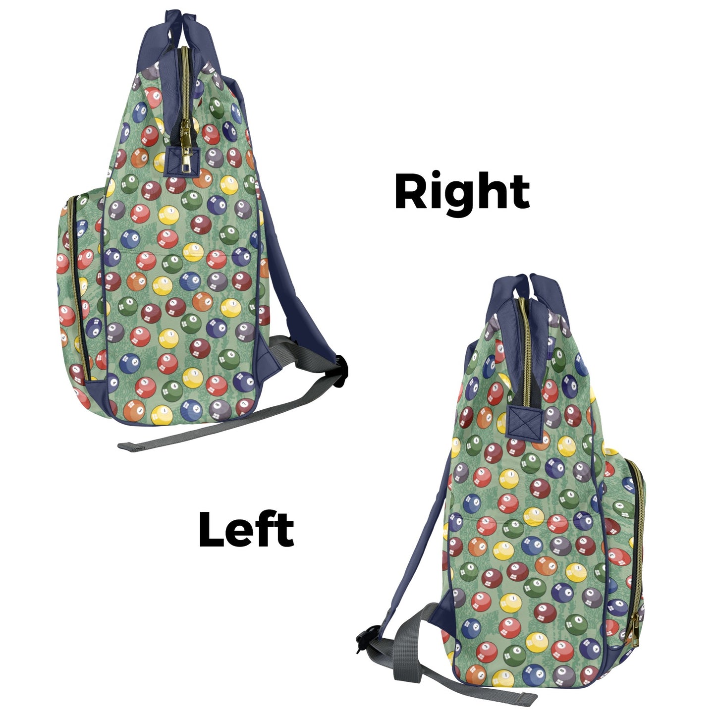 Pool Balls - Multifunction Backpack