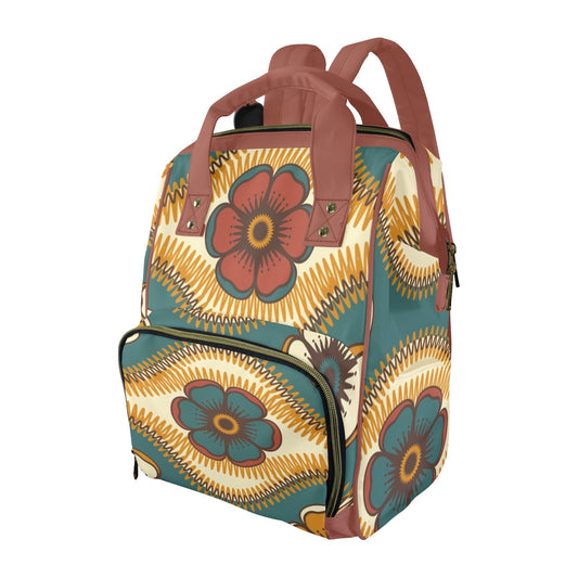 Vintage Floral - Multifunction Backpack