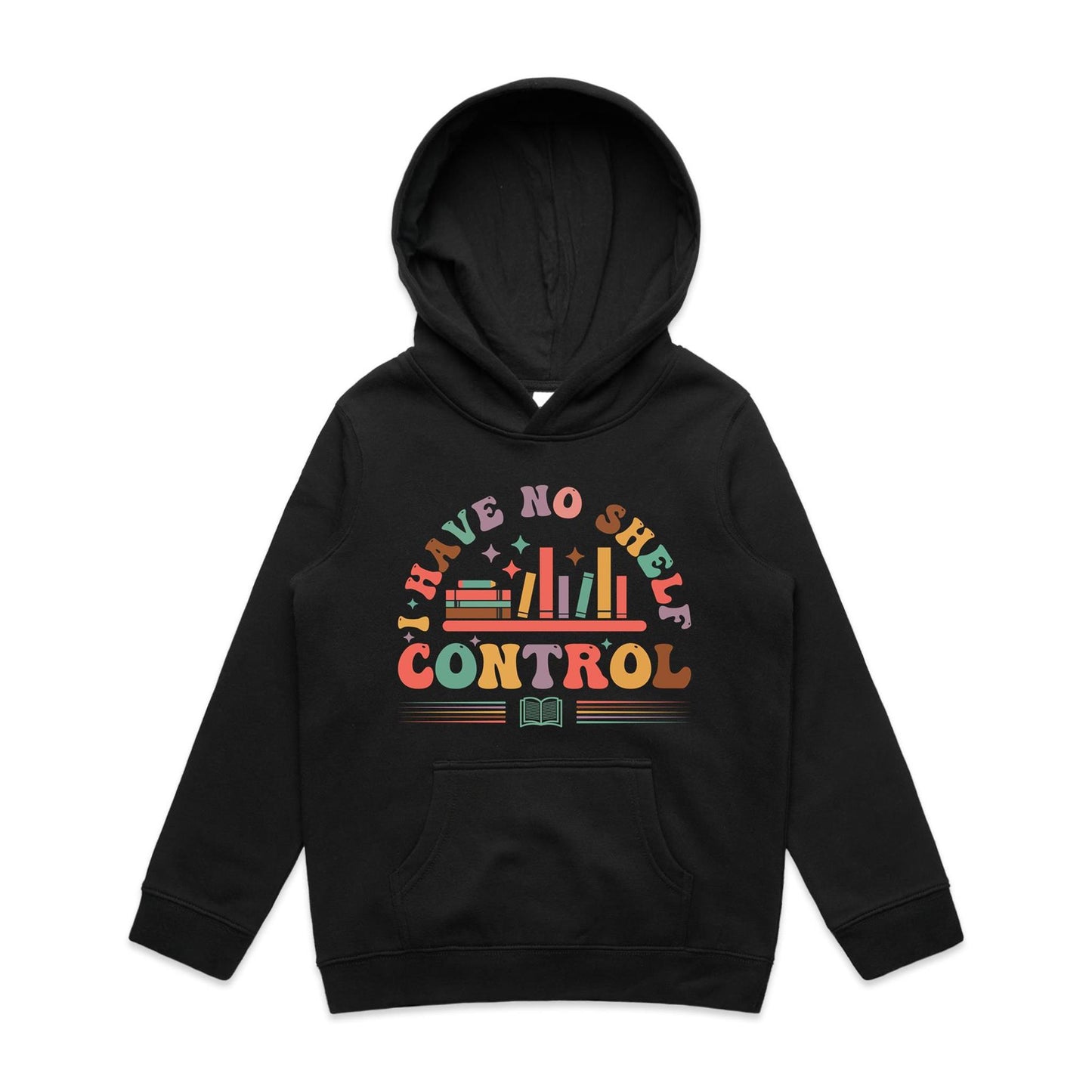 I Have No Shelf Control, Books - Youth Supply Hood