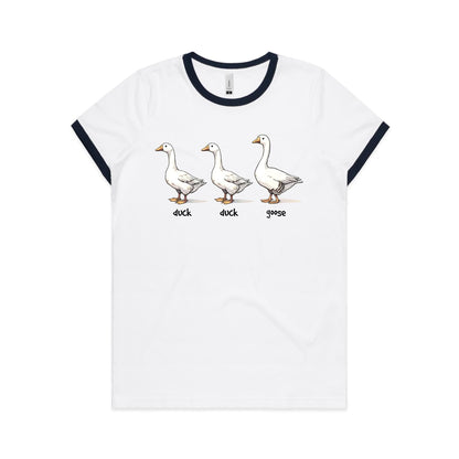 Duck Duck Goose - Women's Ringer Tee