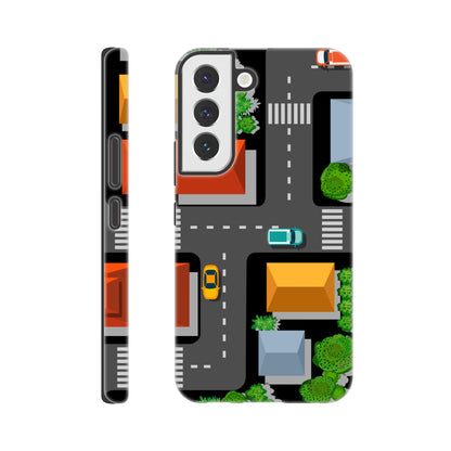 Road Map - Phone Tough Case Galaxy S22 Phone Case Globally Fulfilled