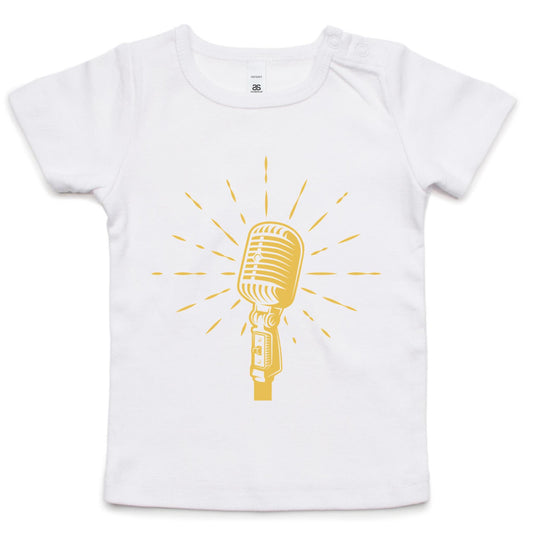 Retro Microphone - Baby T-shirt