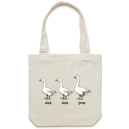 Duck Duck Goose - Canvas Tote Bag