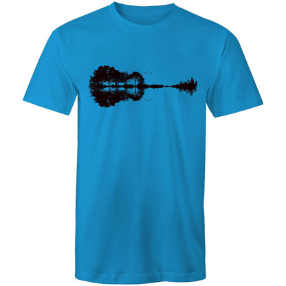 Guitar Reflection - Mens T-Shirt