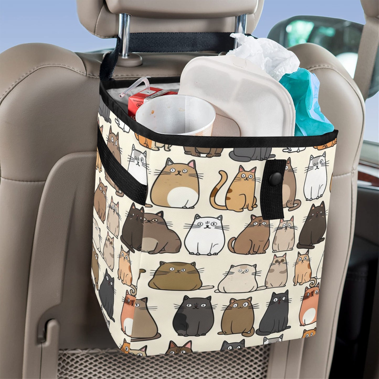 Lots Of Cats - Car Trash Bag Car Trash Bag animal Printed Offshore