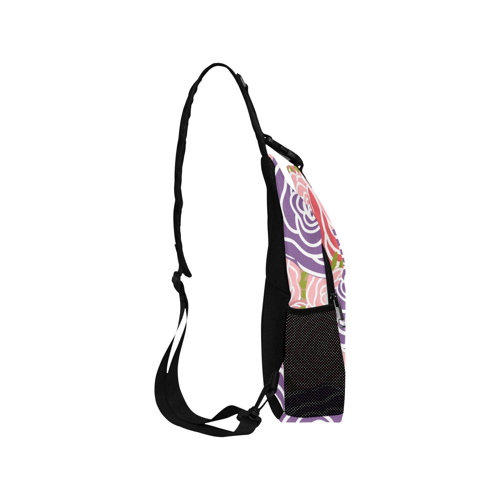 Abstract Roses - Cross-Body Chest Bag Cross-Body Chest Bag