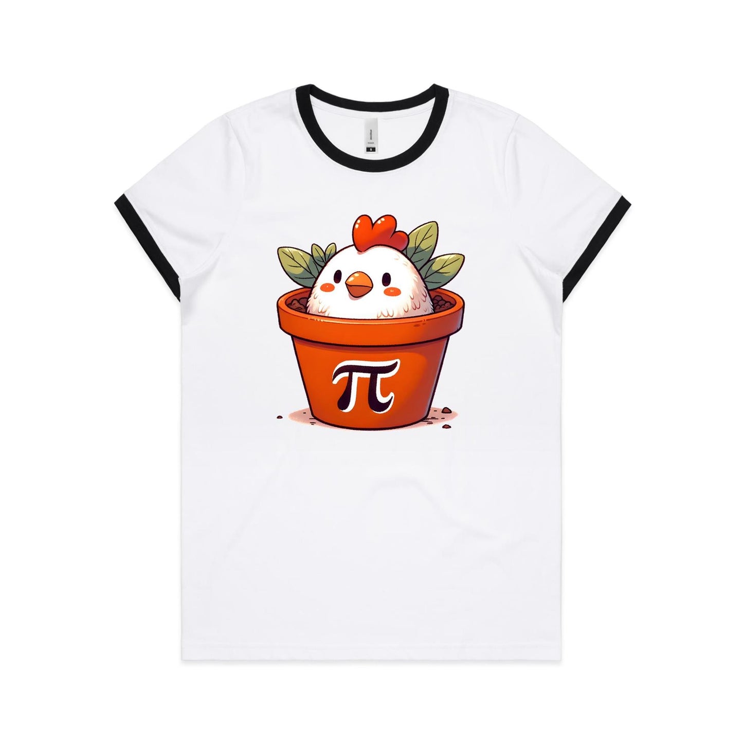 Chicken Pot Pi - Women's Ringer Tee