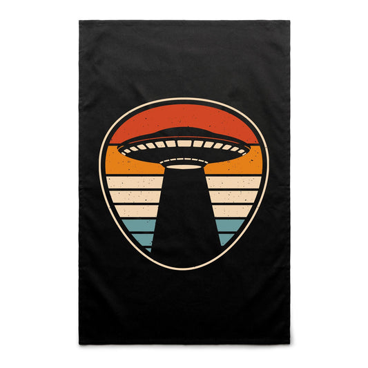 UFO, Retro Stripes - AS Colour Tea Towel