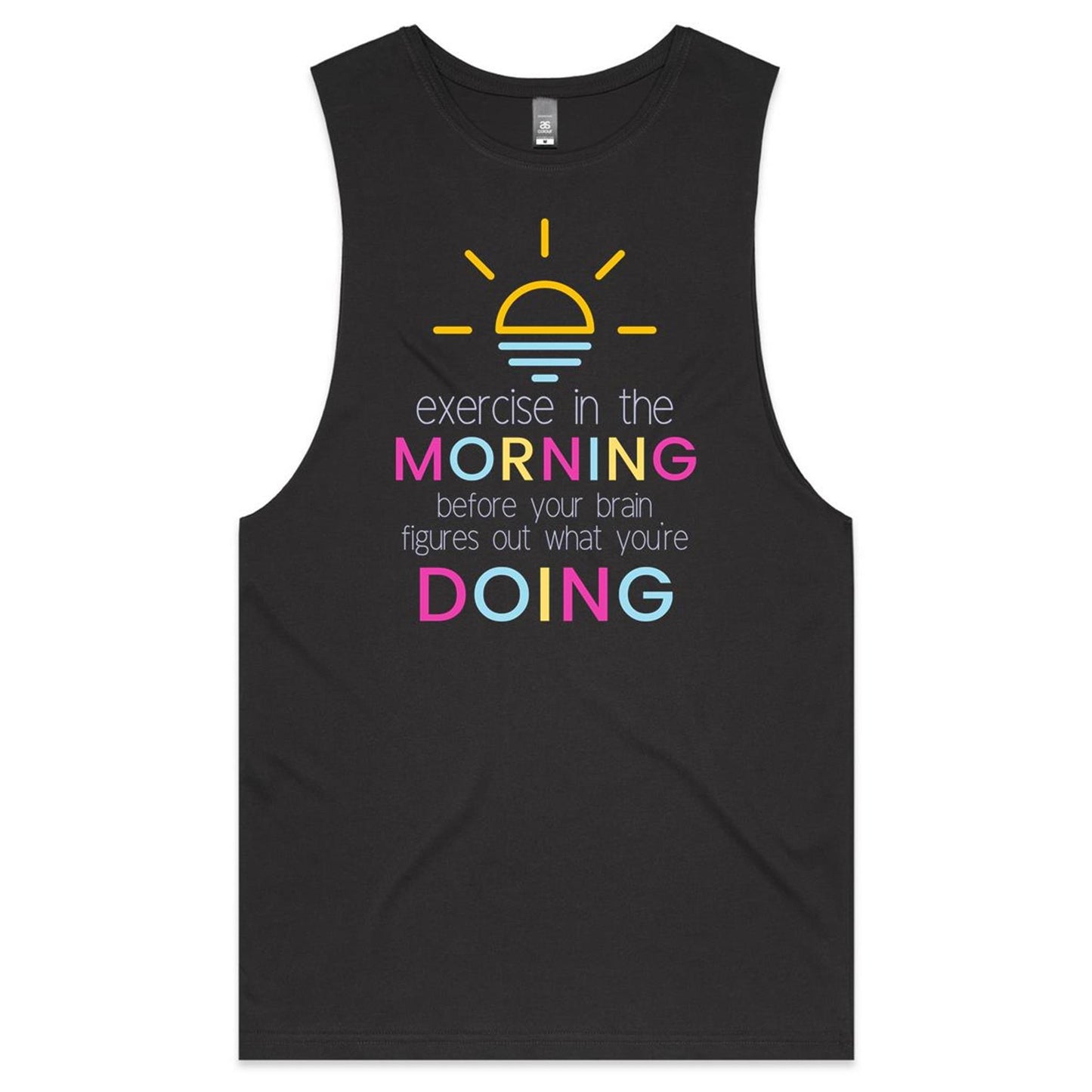 Exercise In The Morning - Tank Top Tee