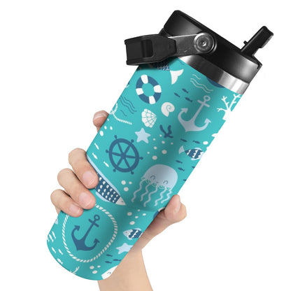 Ocean Life - 30oz Tumbler with Top Handle